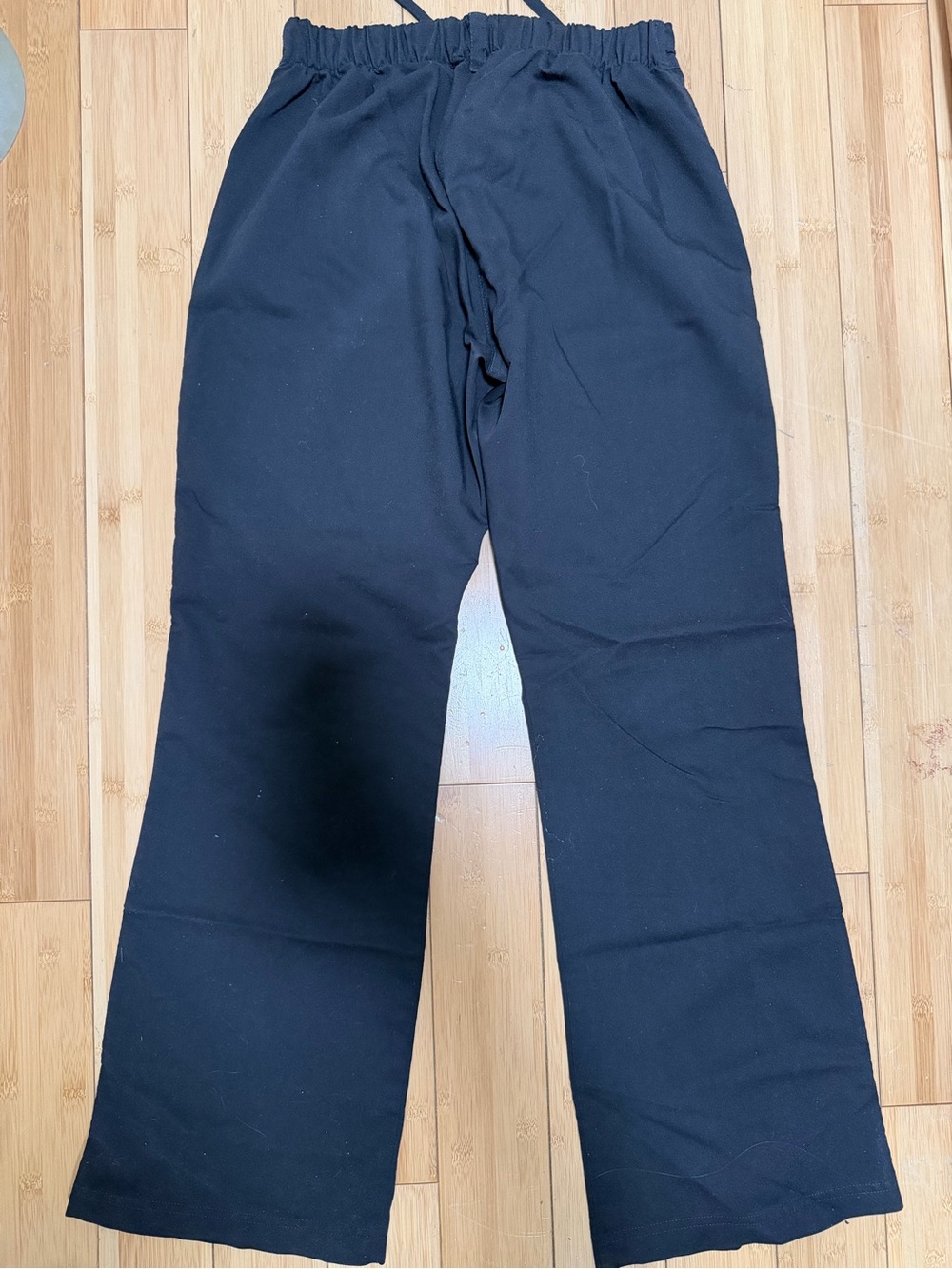 Sanibel Flair Black Draw String Scrub Pants
